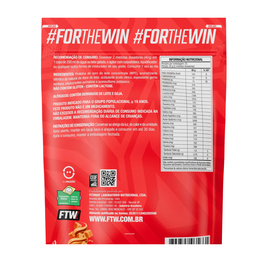 Whey Concentrado Refil 1 Kg FTW