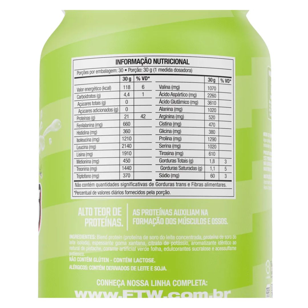 Whey Protein Delicious Pistache Cream 900g - FTW