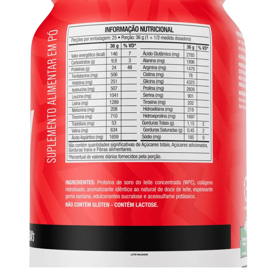 Whey Protein Double Doce de Leite 900g - FTW