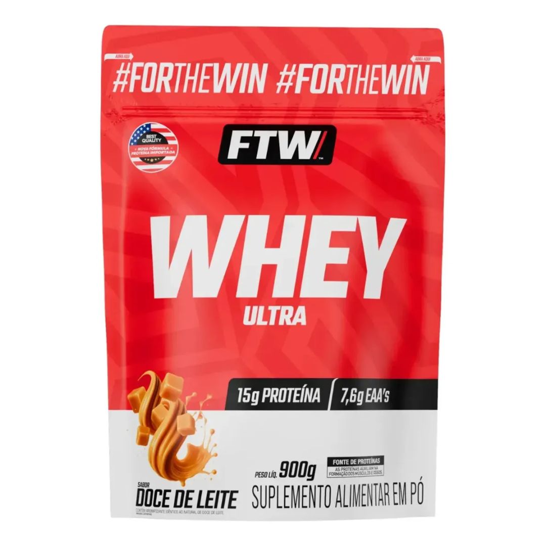 Whey Protein Ultra Doce de Leite Refil 900g FTW