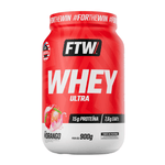 Whey Ultra Protein 900g Sabor Morango - FTW