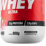 Whey Ultra Protein 900g Sabor Morango - FTW
