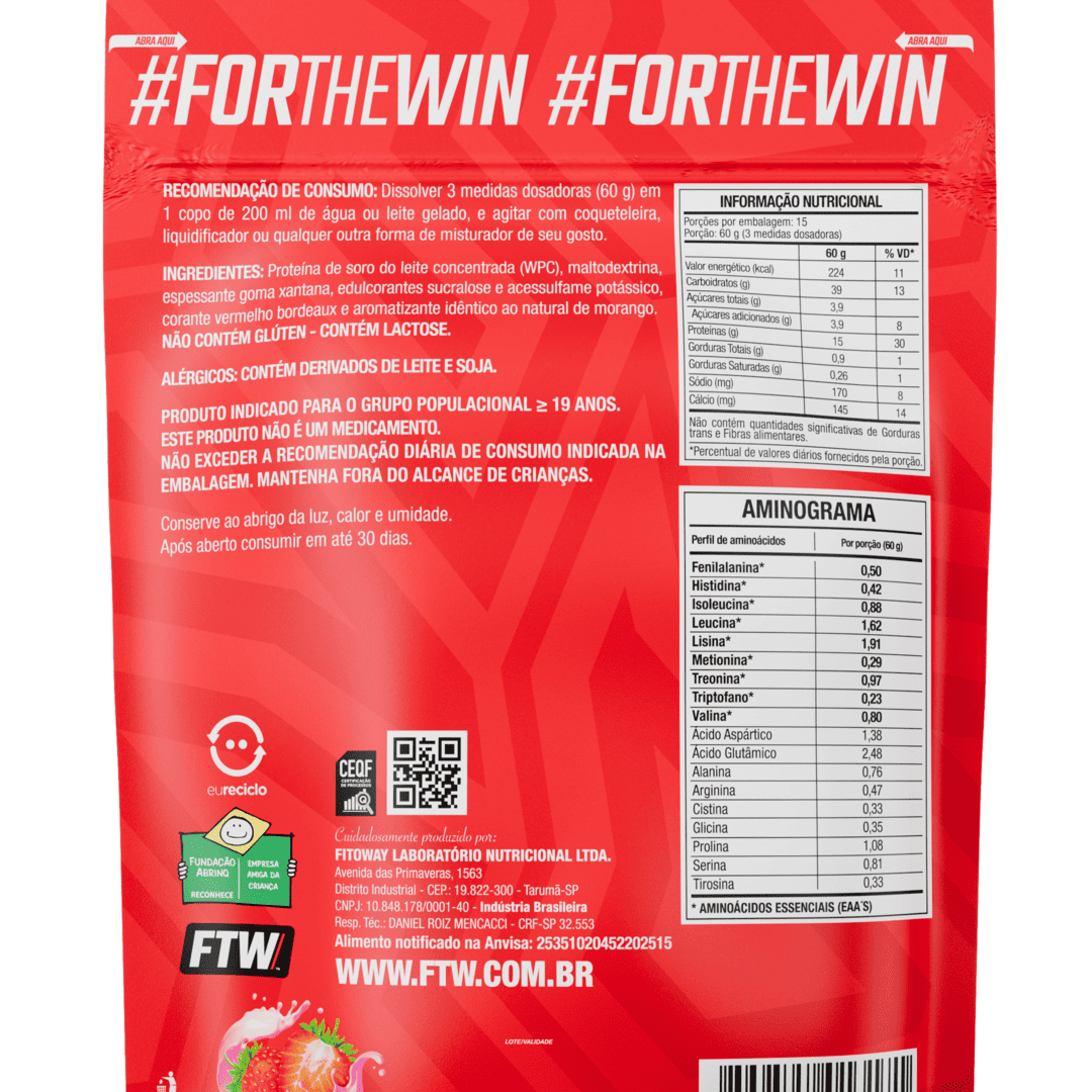Whey Protein Ultra Refil 900g - FTW
