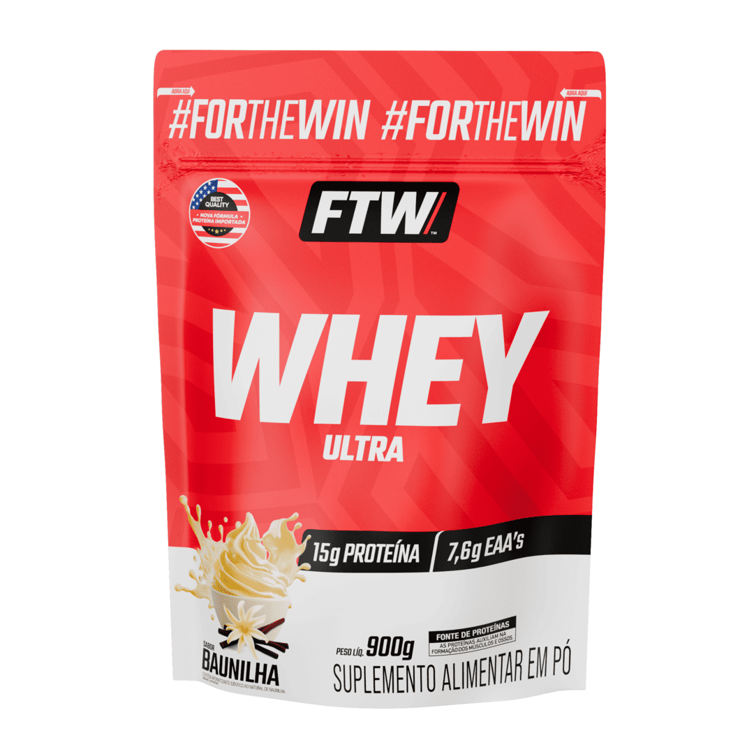 Whey Protein Ultra Refil Baunilha 900g - FTW