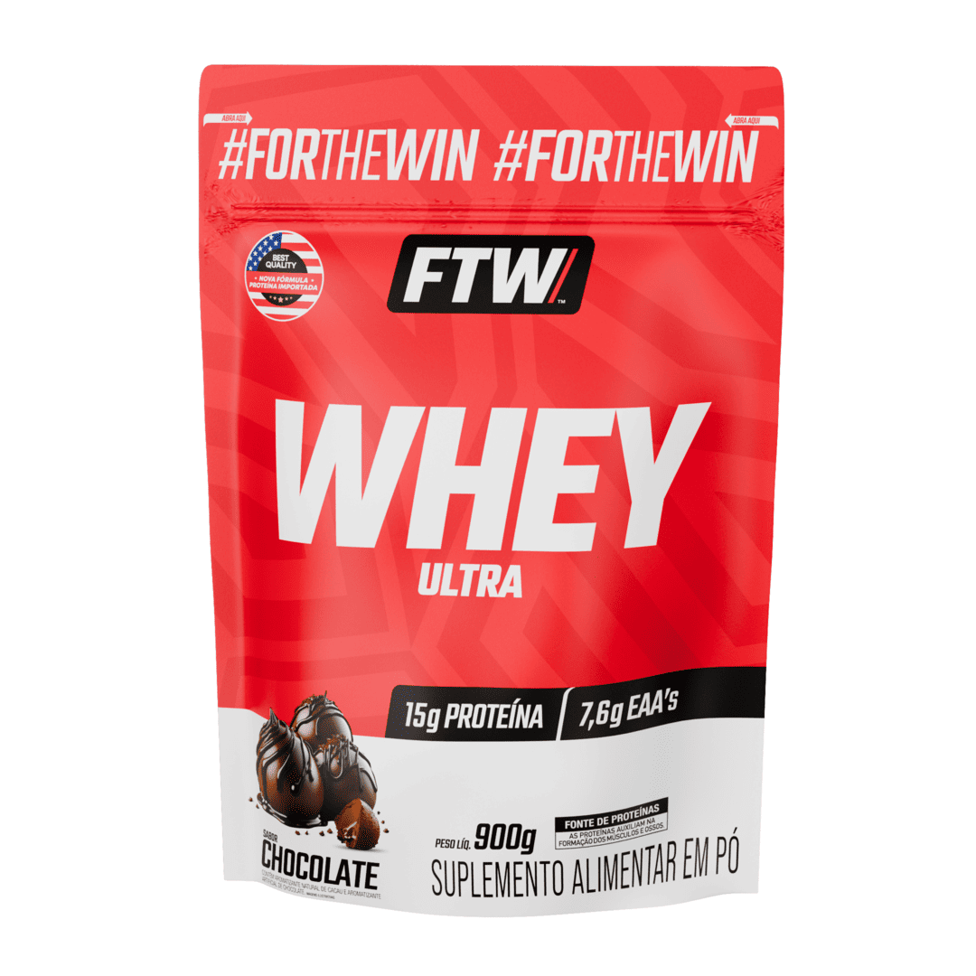 Whey Protein Ultra Refil Chocolate 900g - FTW