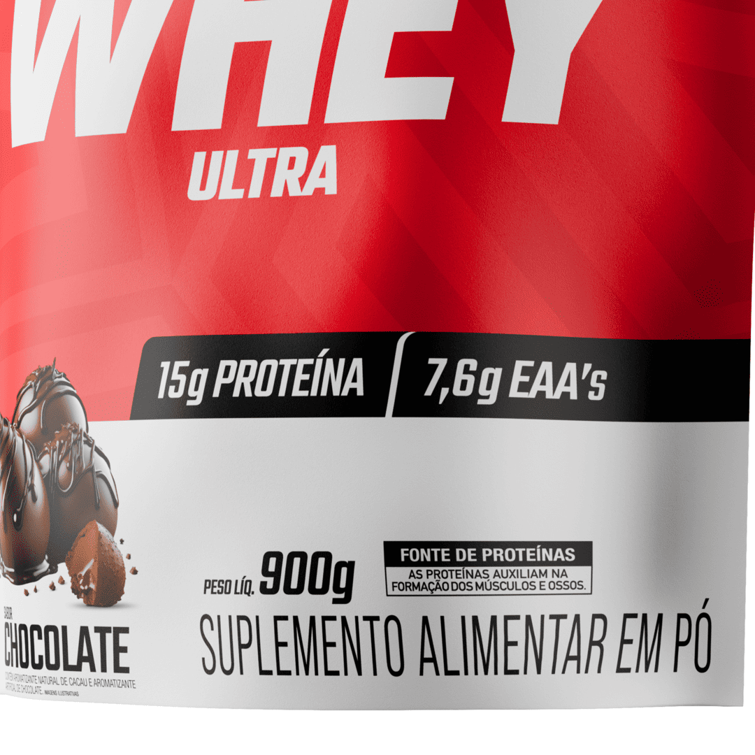 Whey Protein Ultra Refil Chocolate 900g - FTW
