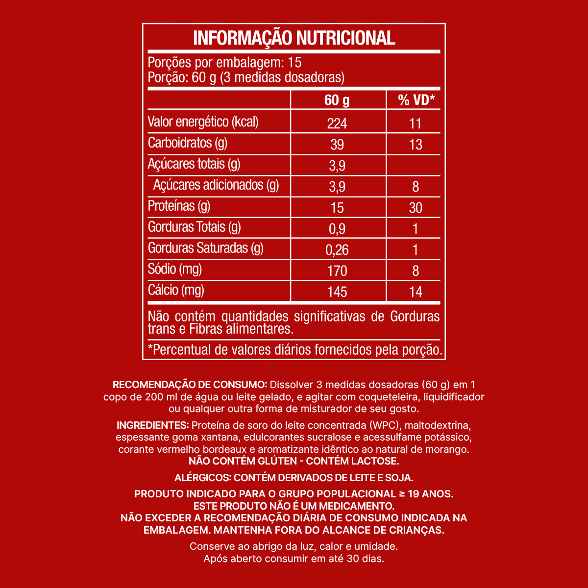 Whey Protein Ultra Refil Morango 900g - FTW