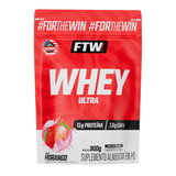 Whey Protein Ultra Refil Morango 900g - FTW